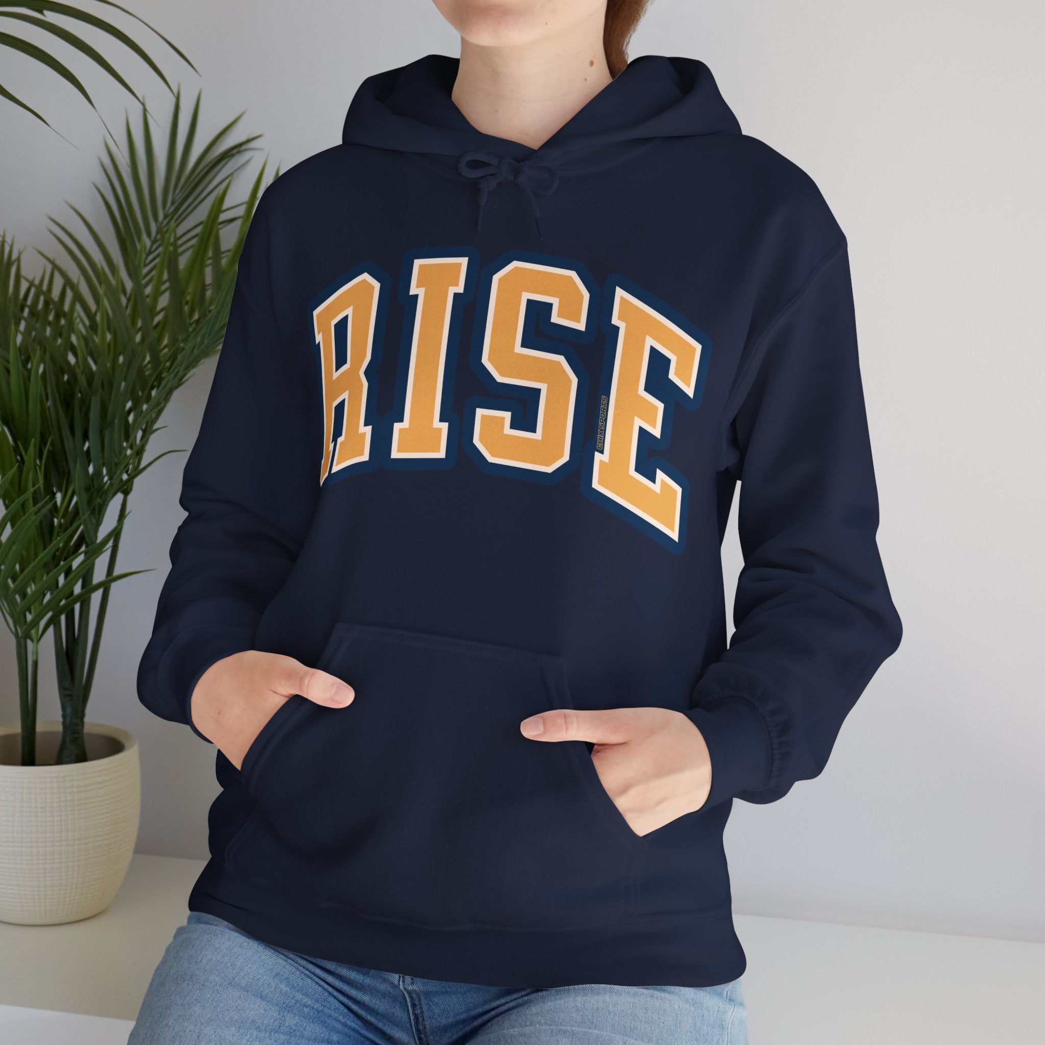 Rise Volleyball Unisex Heavy Hoodie
