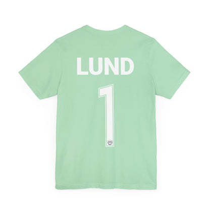 Katie Lund Racing Goalie Softblend T-shirt