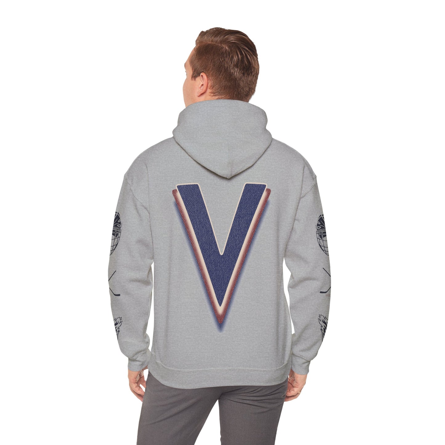 Victoire Hockey Two-Sided Print Heavy Hoodie