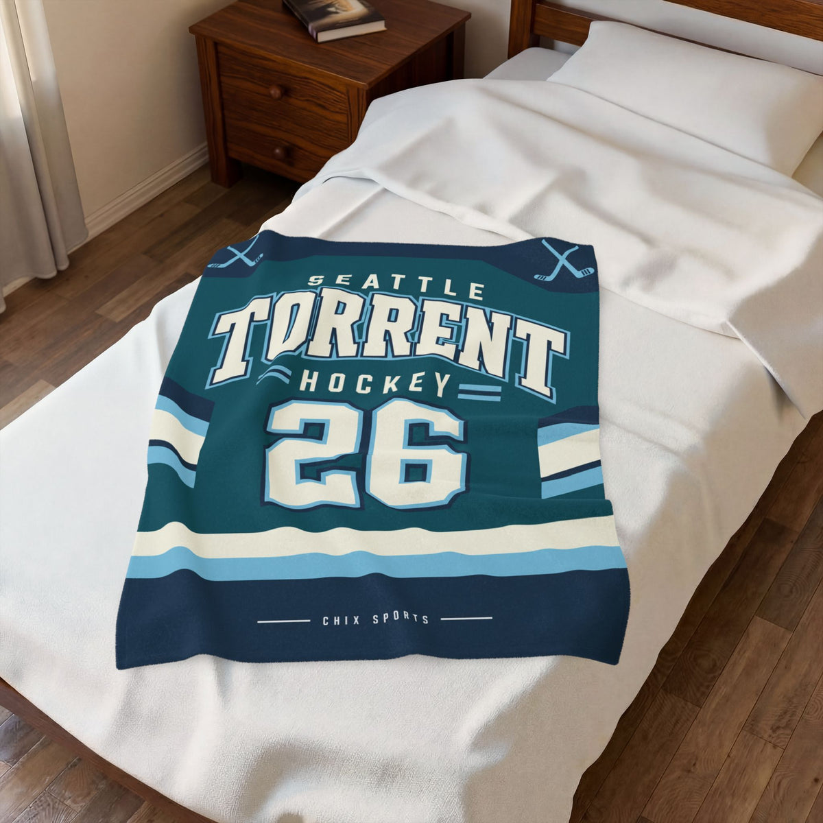 Seattle Torrent Plush Blanket
