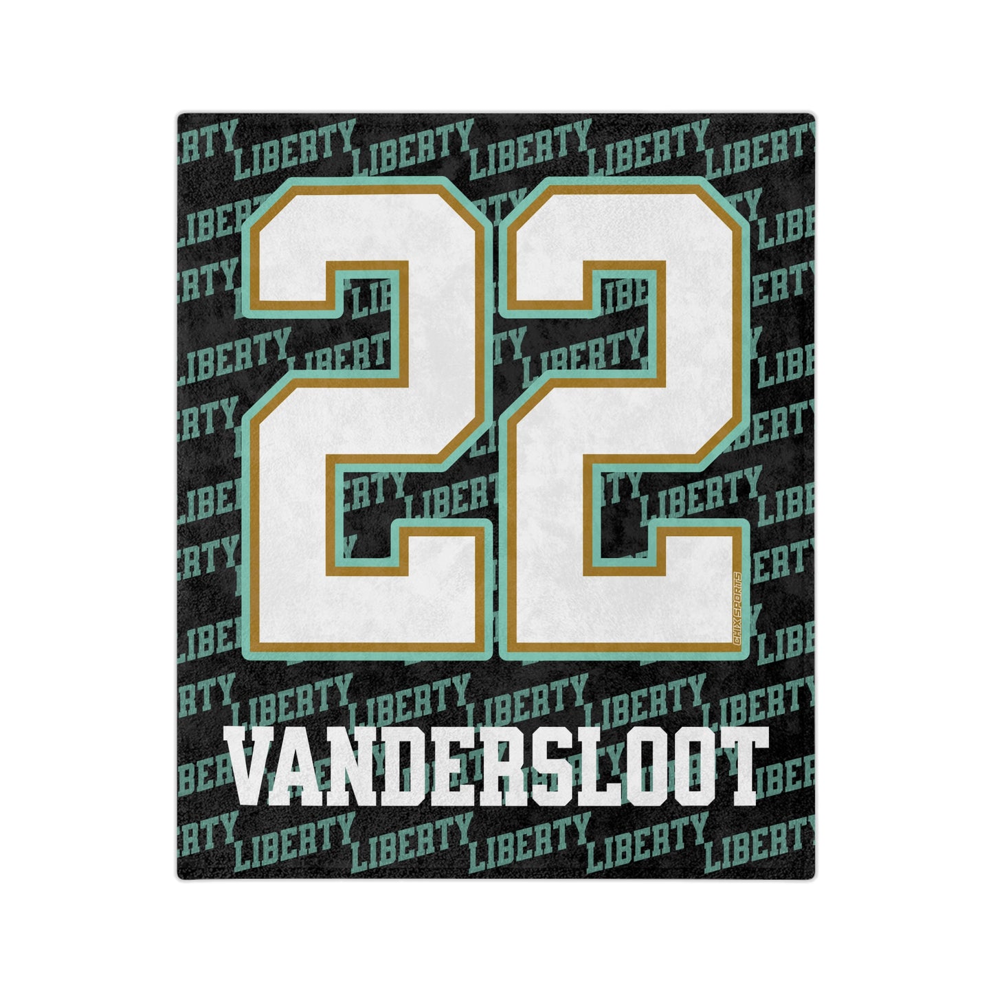 Courtney Vandersloot 22 Liberty Plush Microfiber Blanket