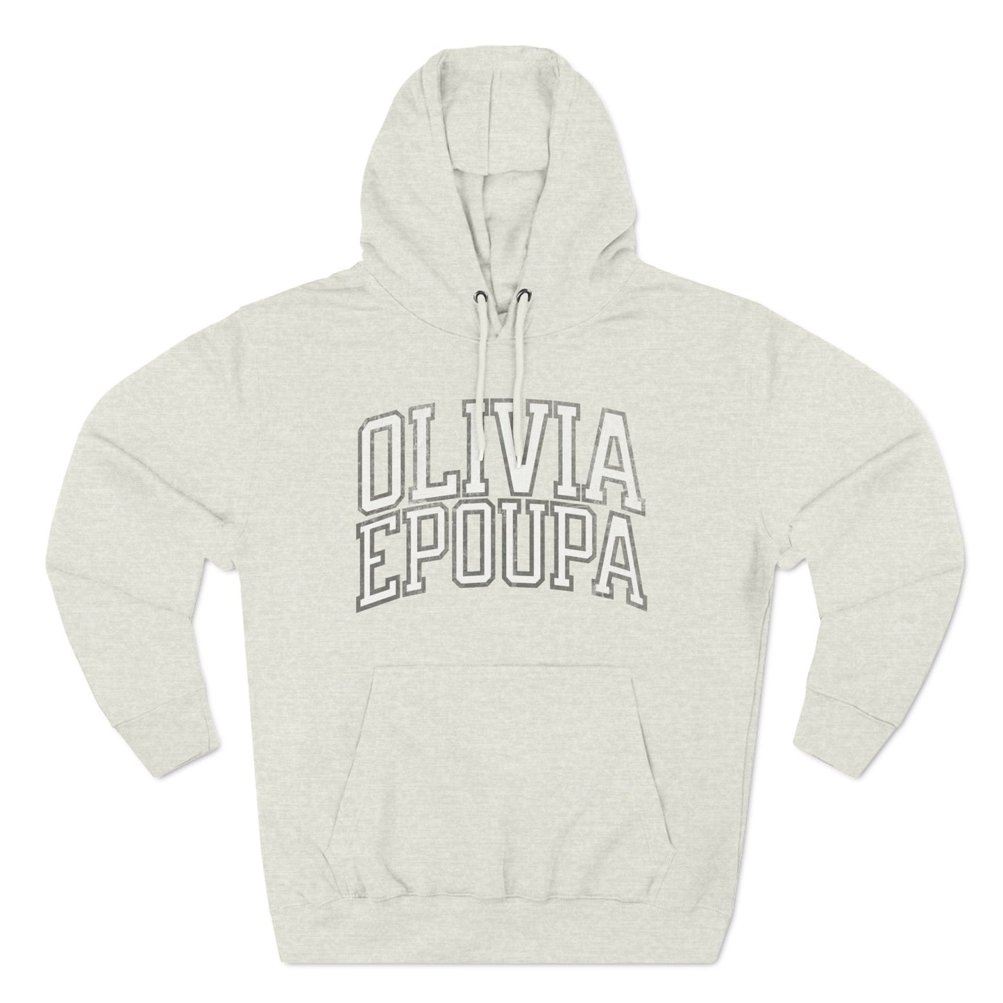 Olivia Epoupa Lynx Basketball Vintage Print Premium Hoodie