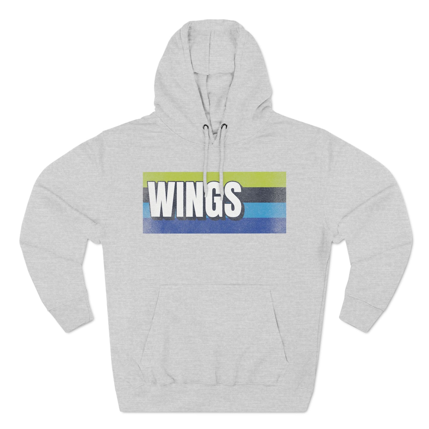 Wings Premium Vintage Style Basketball Hoodie