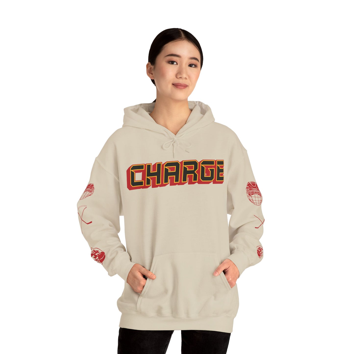 Emily Clark 26 Charge Hockey Heavy Hoodie