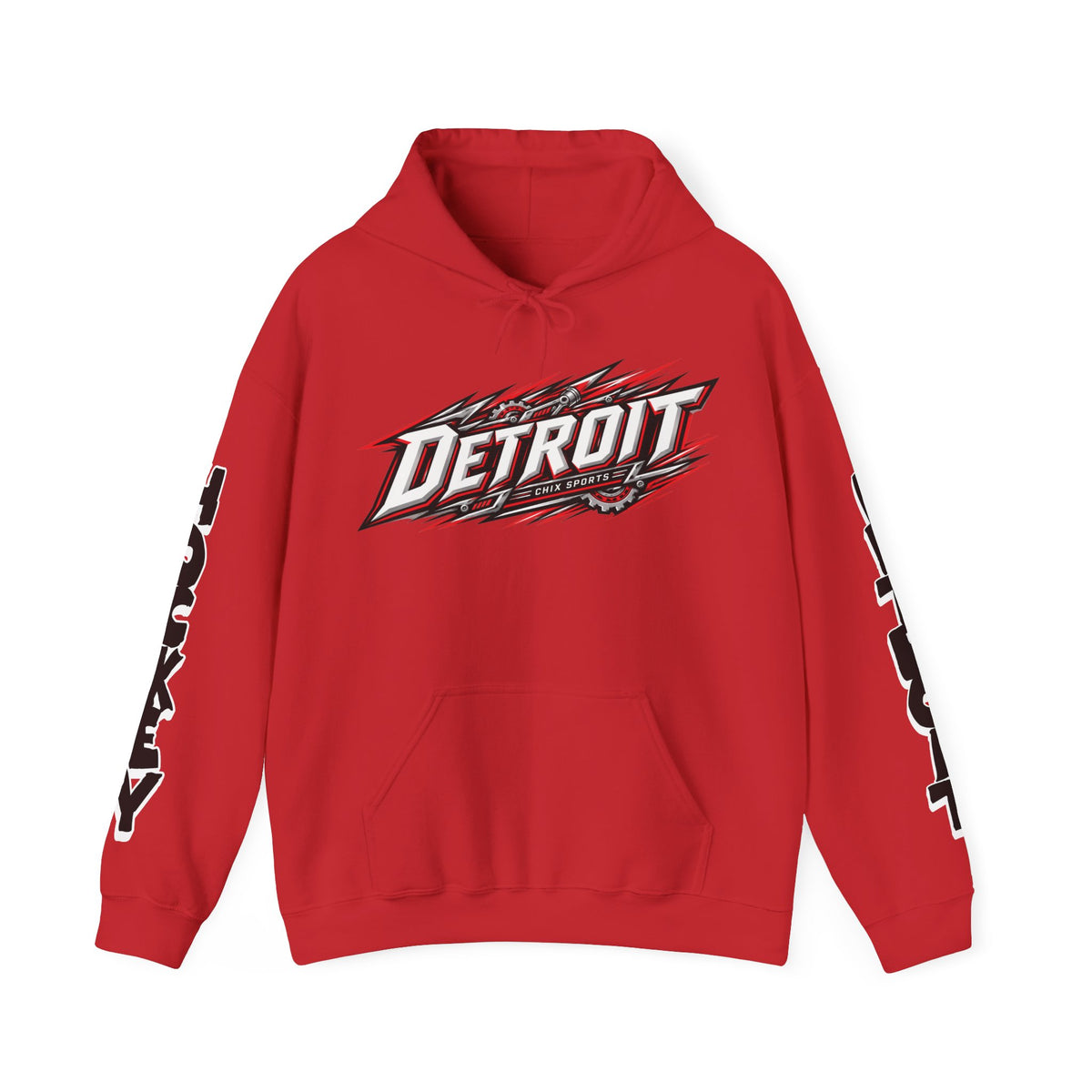 Britta Curl-Salemme Detroit Hockey Club Unisex Moto Hoodie