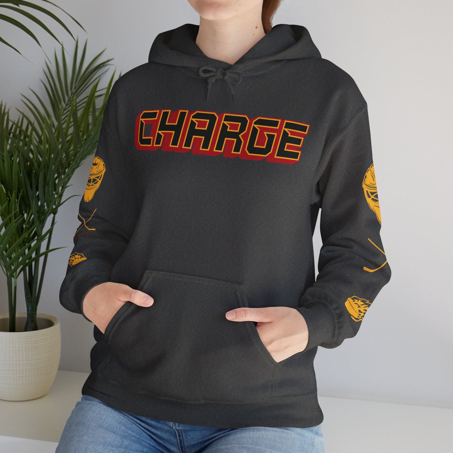 Logan Angers 35 Charge Hockey Heavy Hoodie