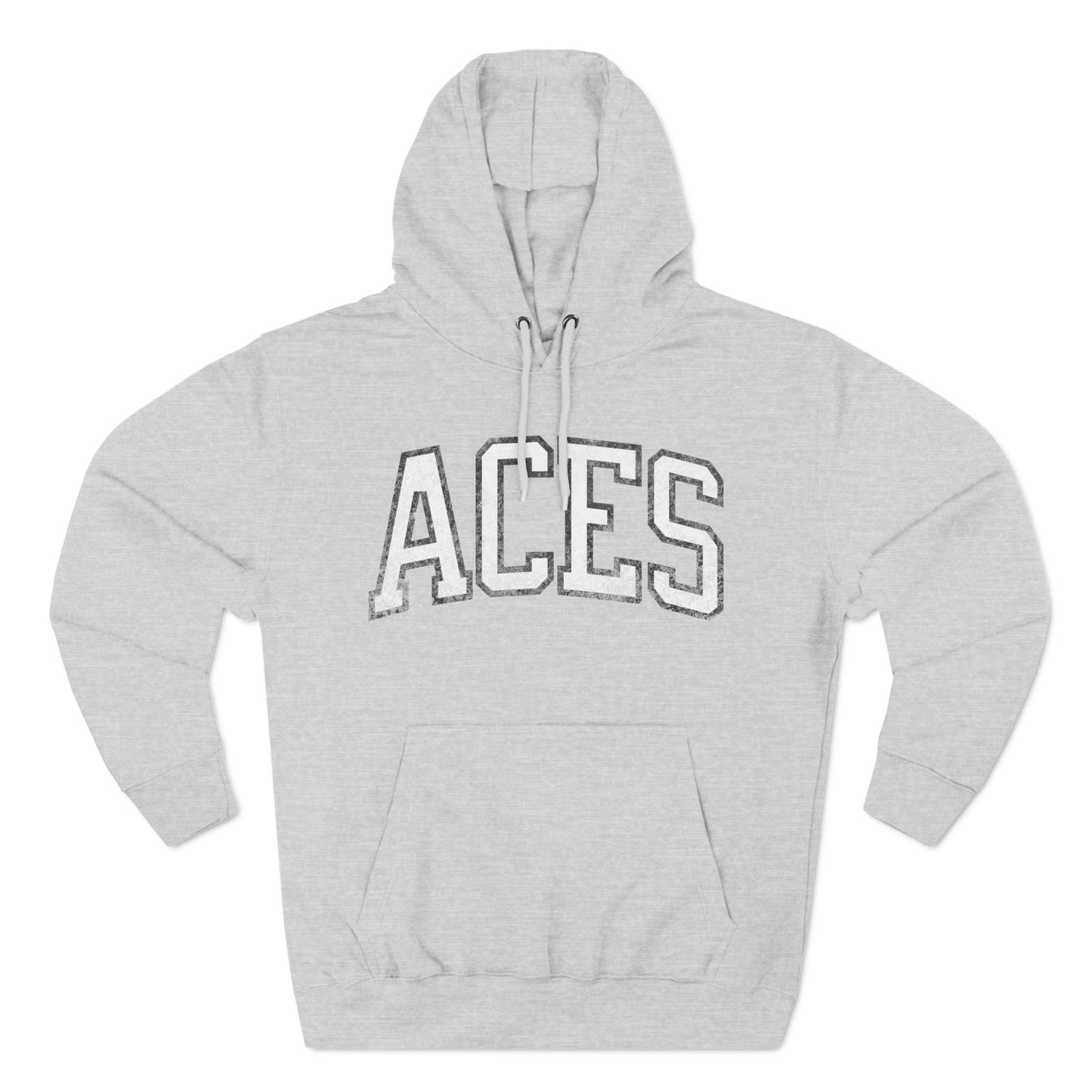 Aces Basketball Vintage Print Premium Hoodie