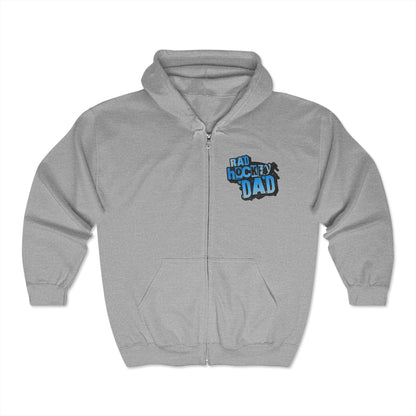 Rad Hockey Dad Heavy Full Zip Hoodie