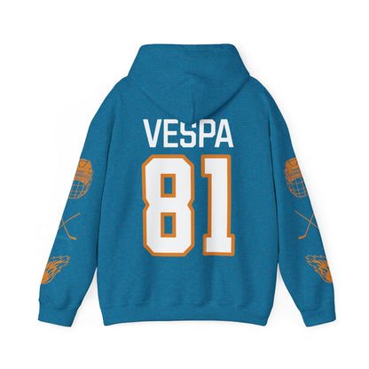 Kayla Vespa 81 Sirens Hockey Heavy Hoodie