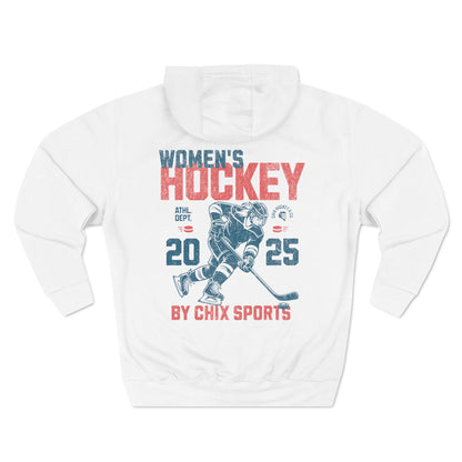 Premium Women's Hockey Hoodie Vintage Style