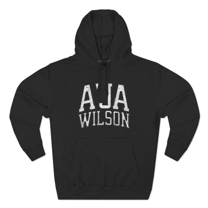 A'ja Wilson Aces Basketball Vintage Print Premium Hoodie