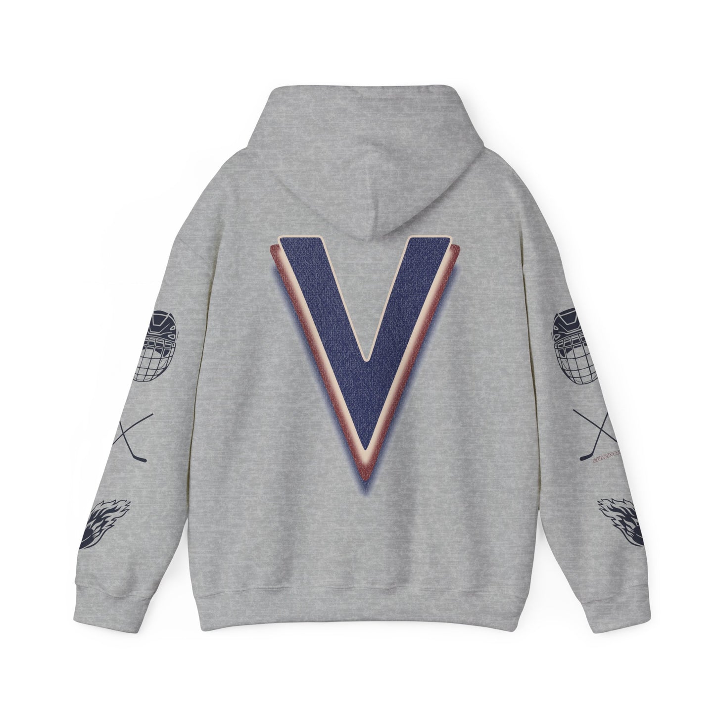 Victoire Hockey Two-Sided Print Heavy Hoodie