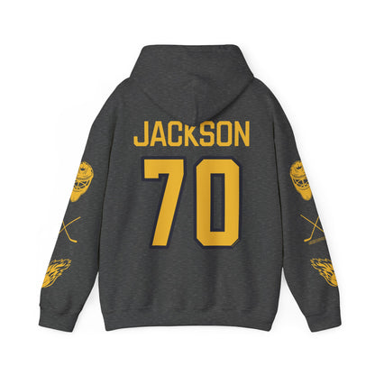 CJ Carly Jackson 70 Sceptres Goalie Hockey Heavy Hoodie