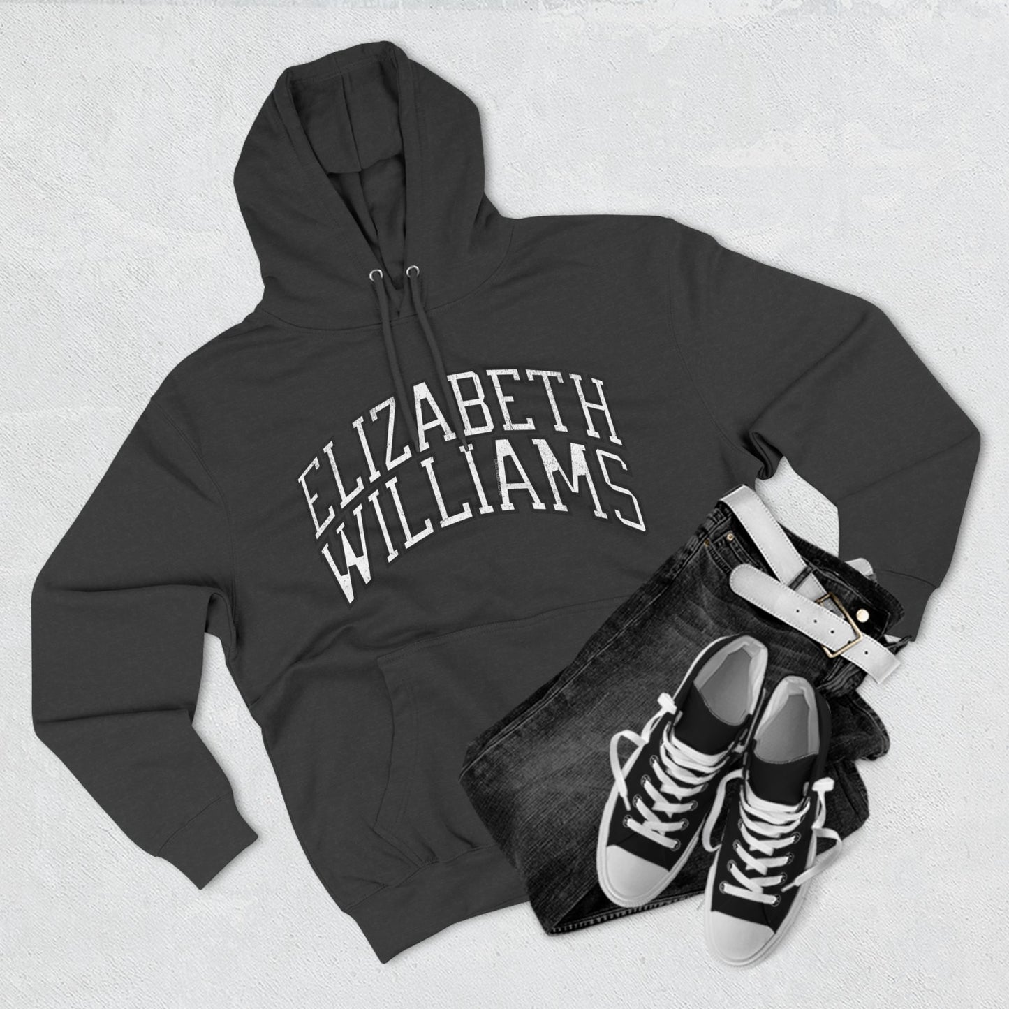 Elizabeth Williams Sky Premium Hoodie Vintage Print