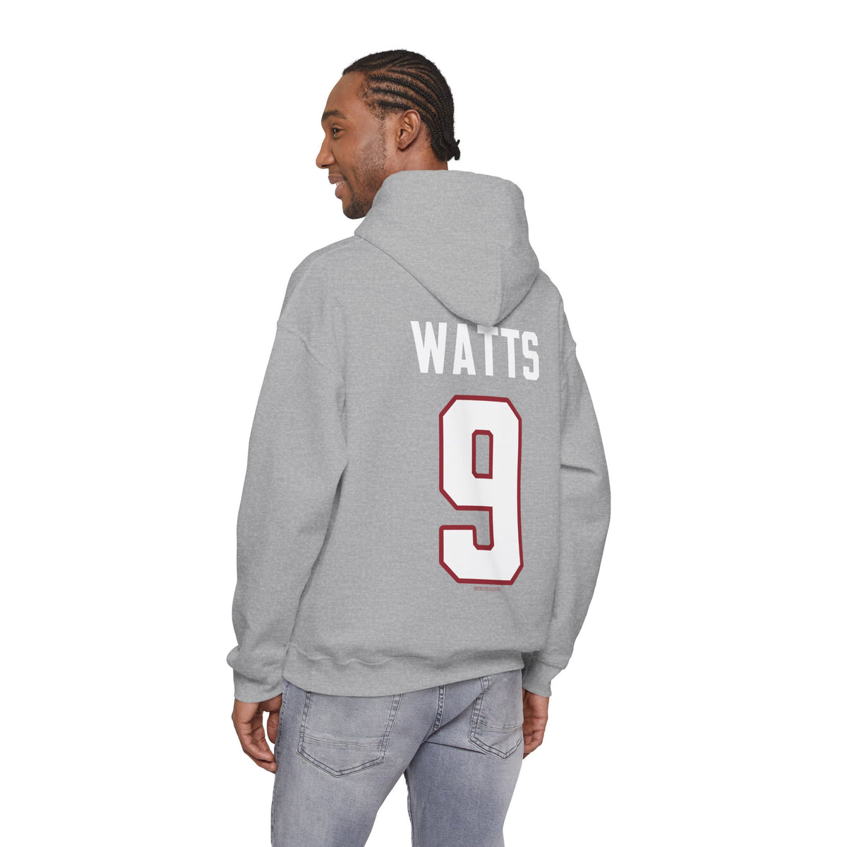 Daryl Watts Detroit Hockey Club Unisex Moto Hoodie