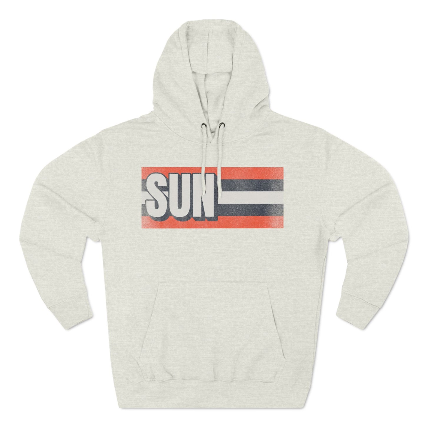 Sun Premium Vintage Style Basketball Hoodie