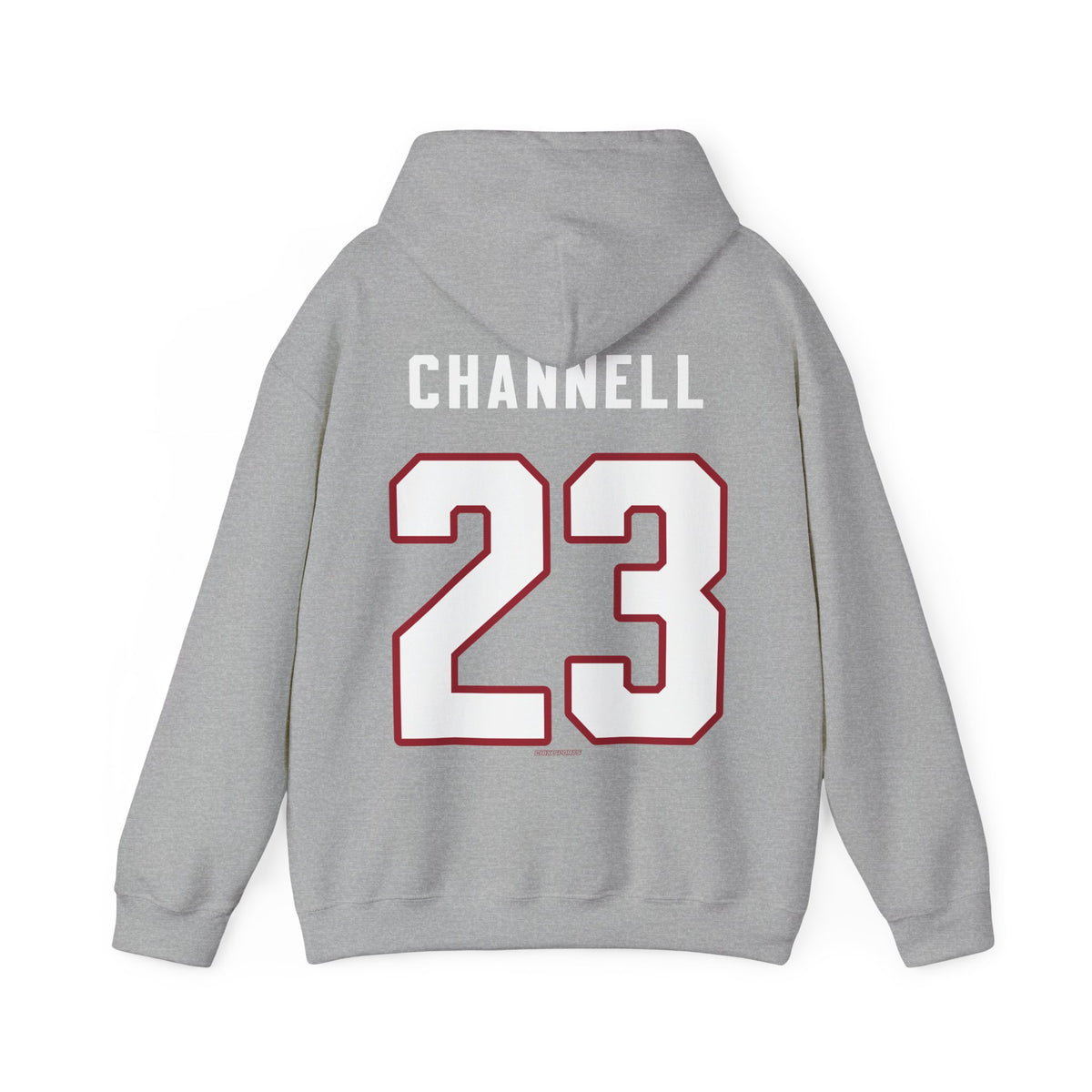 Mellissa Channell Watkins Detroit Hockey Club Unisex Moto Hoodie