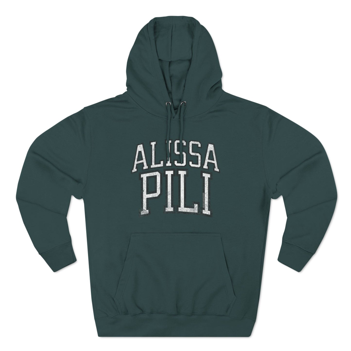 Alissa Pili Lynx Vintage Print Premium Hoodie