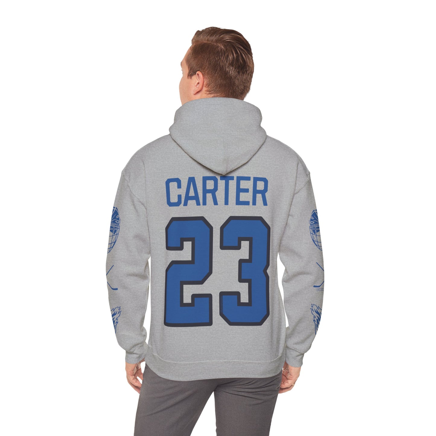 Megan Carter 23 Sceptres Hockey Heavy Hoodie