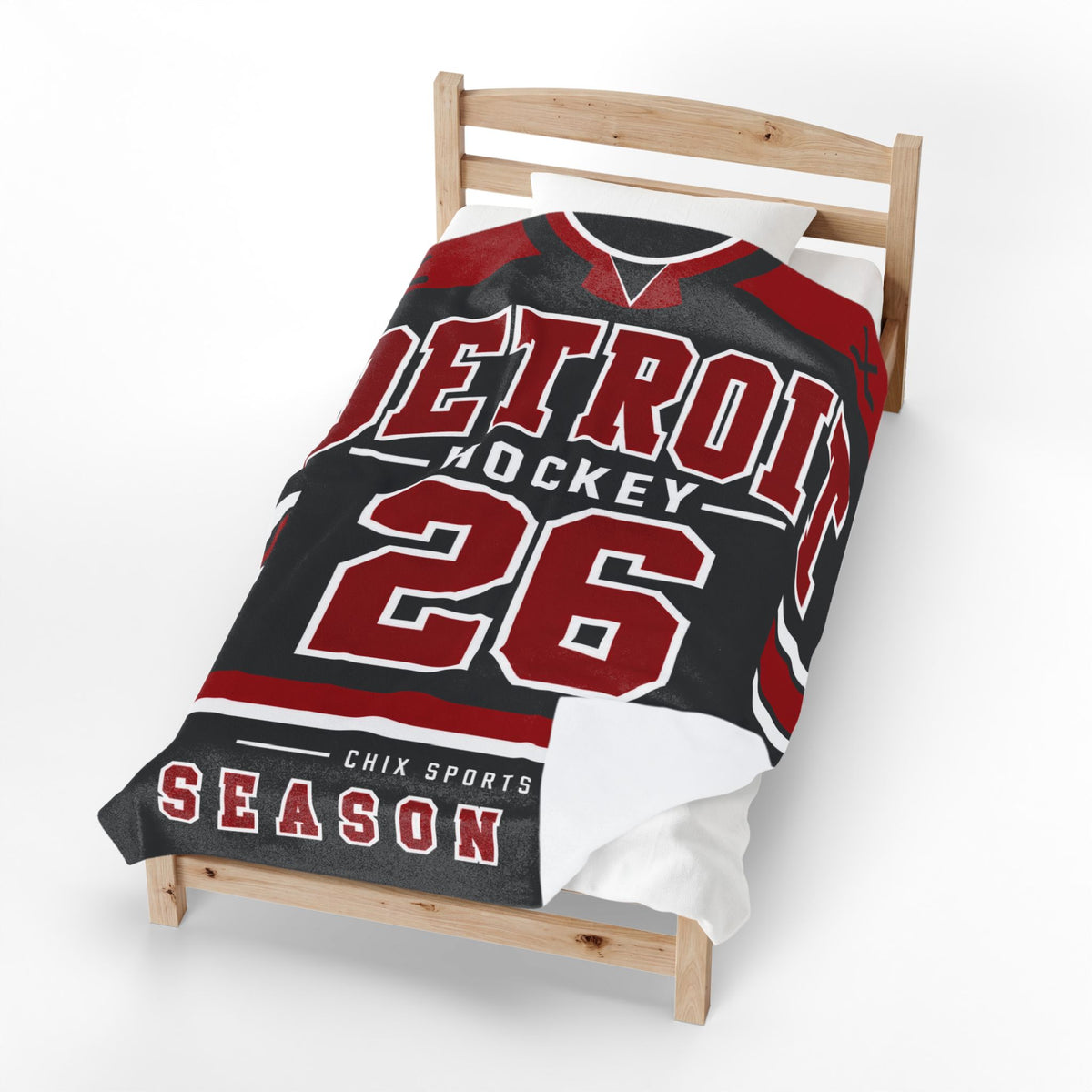 Detroit Women's Hockey Plush Blanket