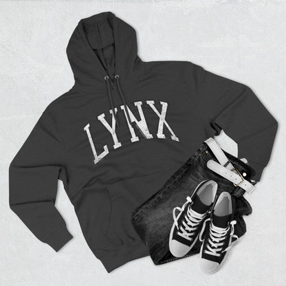 Lynx Basketball Vintage Print Premium Hoodie