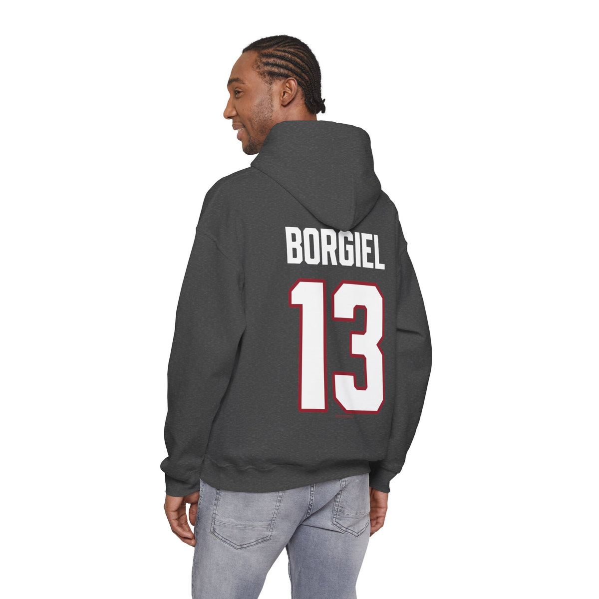 Casey Borgiel Detroit Hockey Club Unisex Moto Hoodie