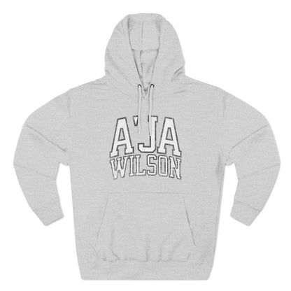 A'ja Wilson Aces Basketball Vintage Print Premium Hoodie