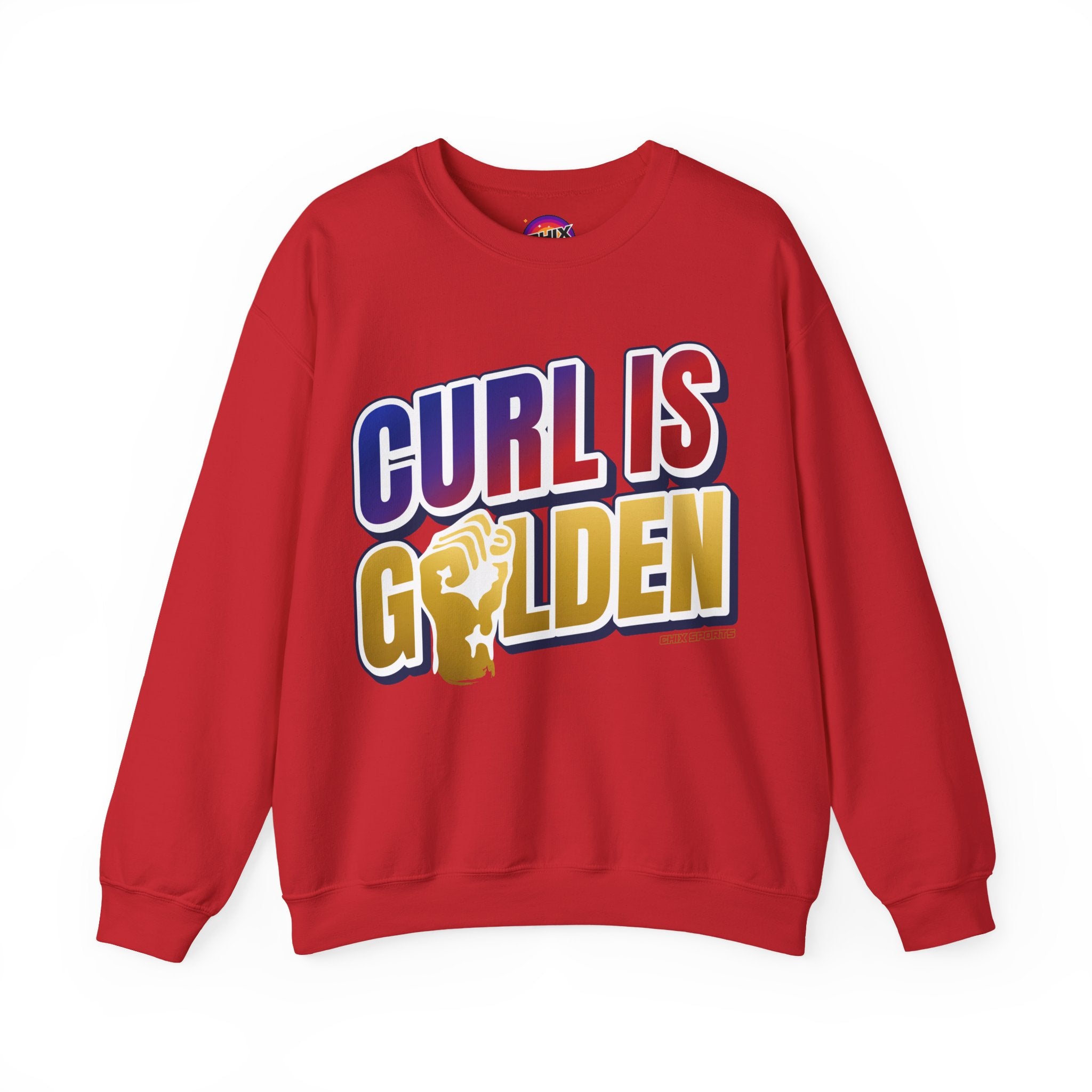 Britta Curl-Salemme Golden USA Women's Hockey Unisex Sweatshirt