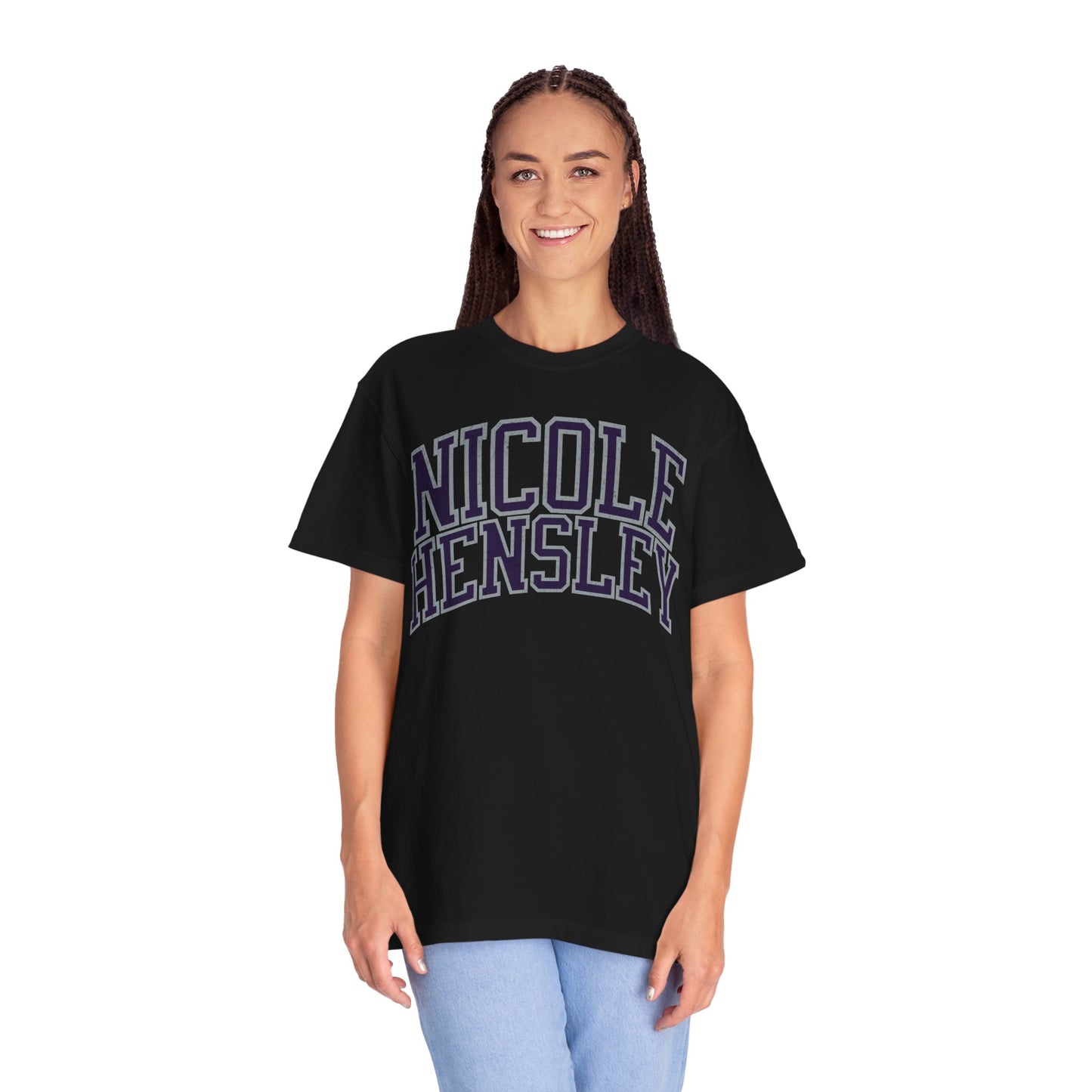 Nicole Hensley Frost Hockey Star Vintage Print Premium T-shirt