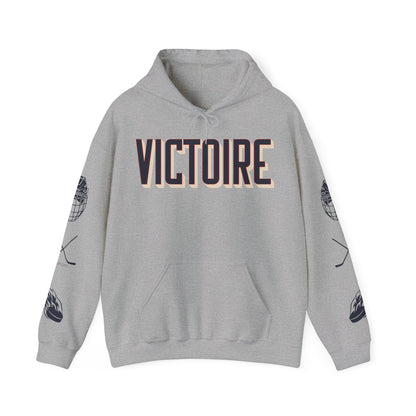 Victoire Hockey Two-Sided Print Heavy Hoodie