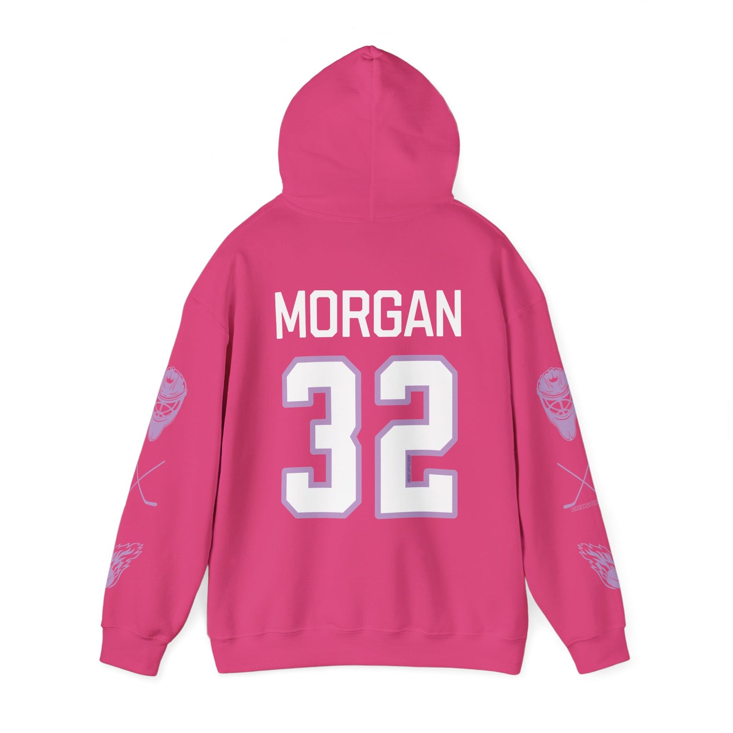 Lucy Morgan 32 Frost Hockey Heavy Hoodie