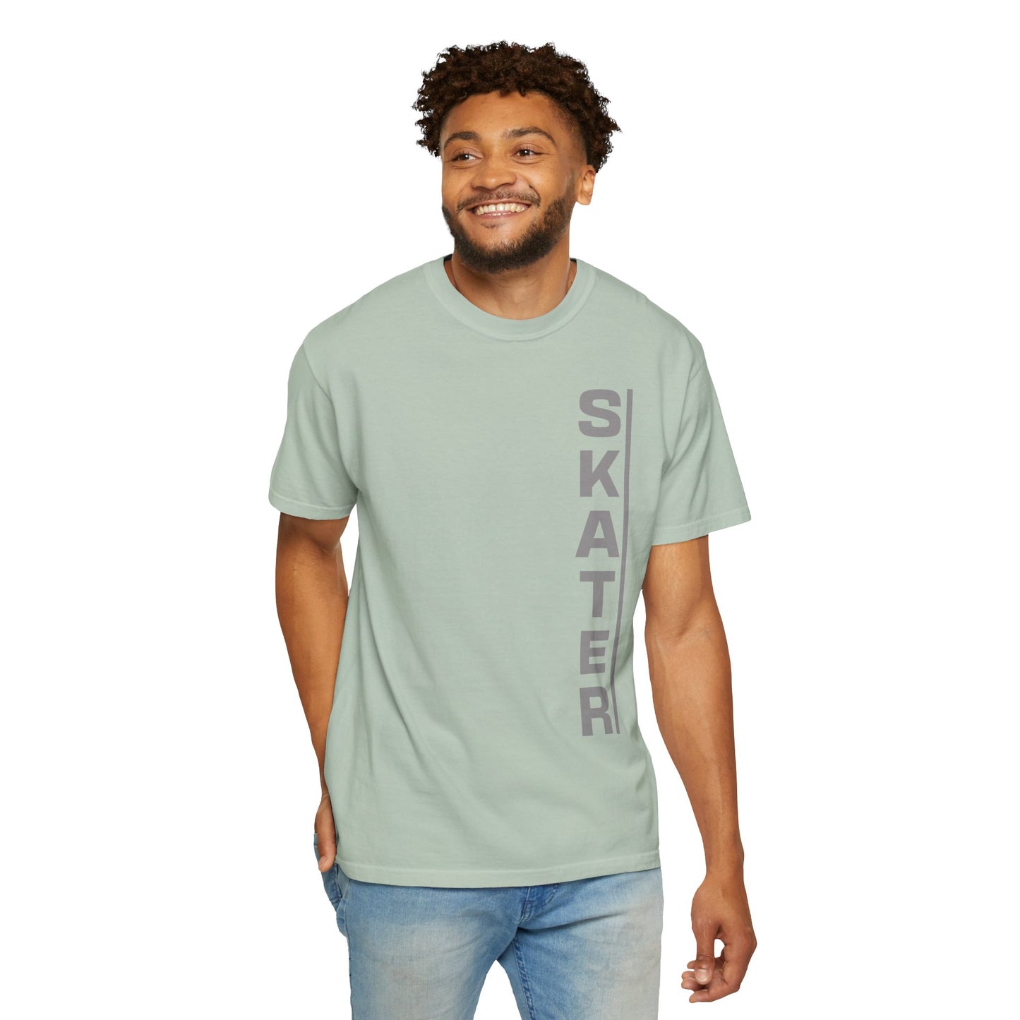 SKATER Position Garment-Dyed T-shirt Vertical