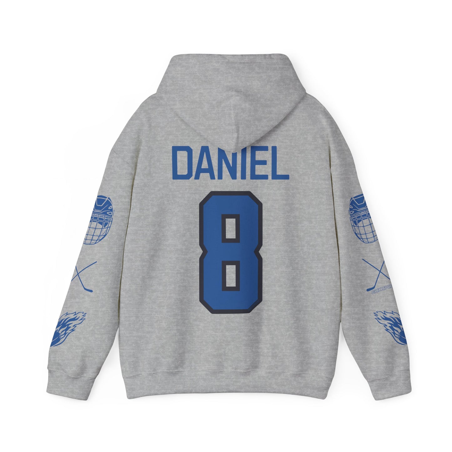 Izzy Daniel 8 Sceptres Hockey Heavy Hoodie