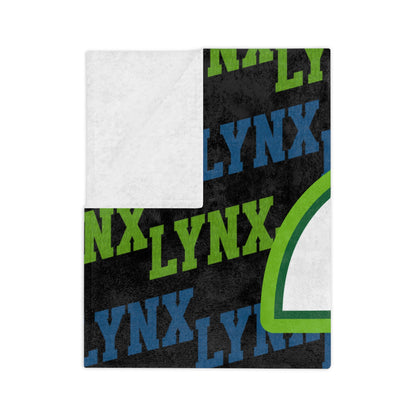 Natisha Hiedeman 2 Lynx Plush Microfiber Blanket