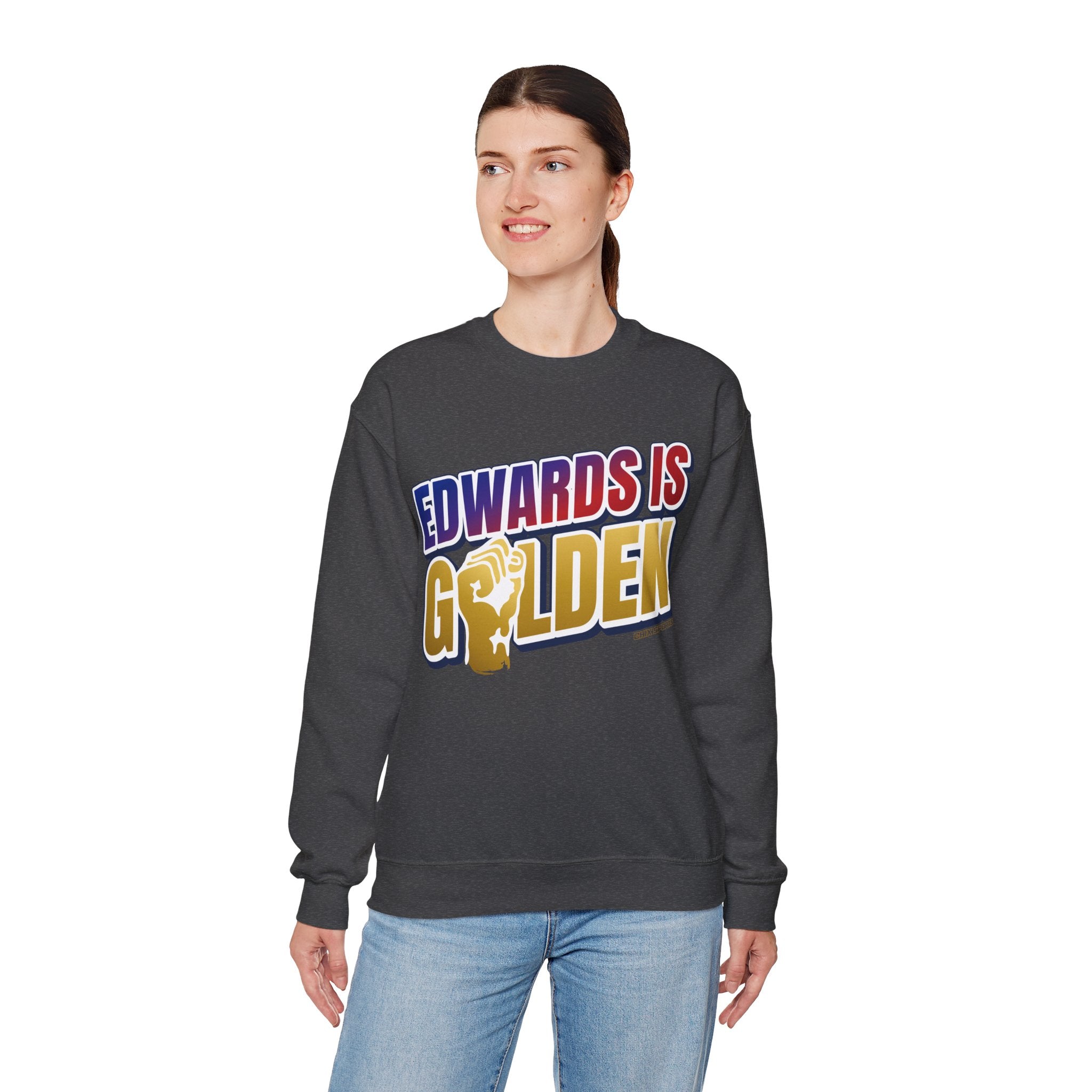 Laila Edwards Golden USA Women's Hockey Unisex Sweatshirt