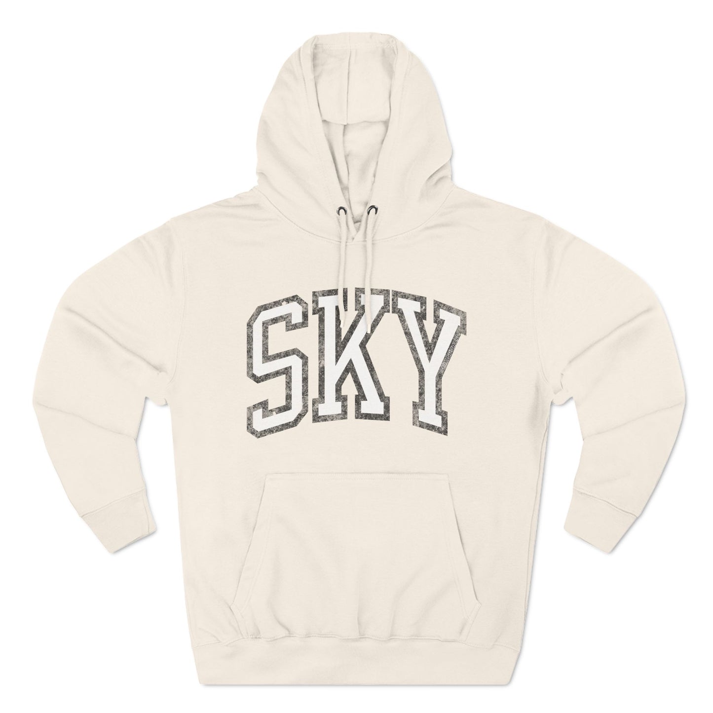 Sky Basketball Premium Varsity Hoodie Vintage Print