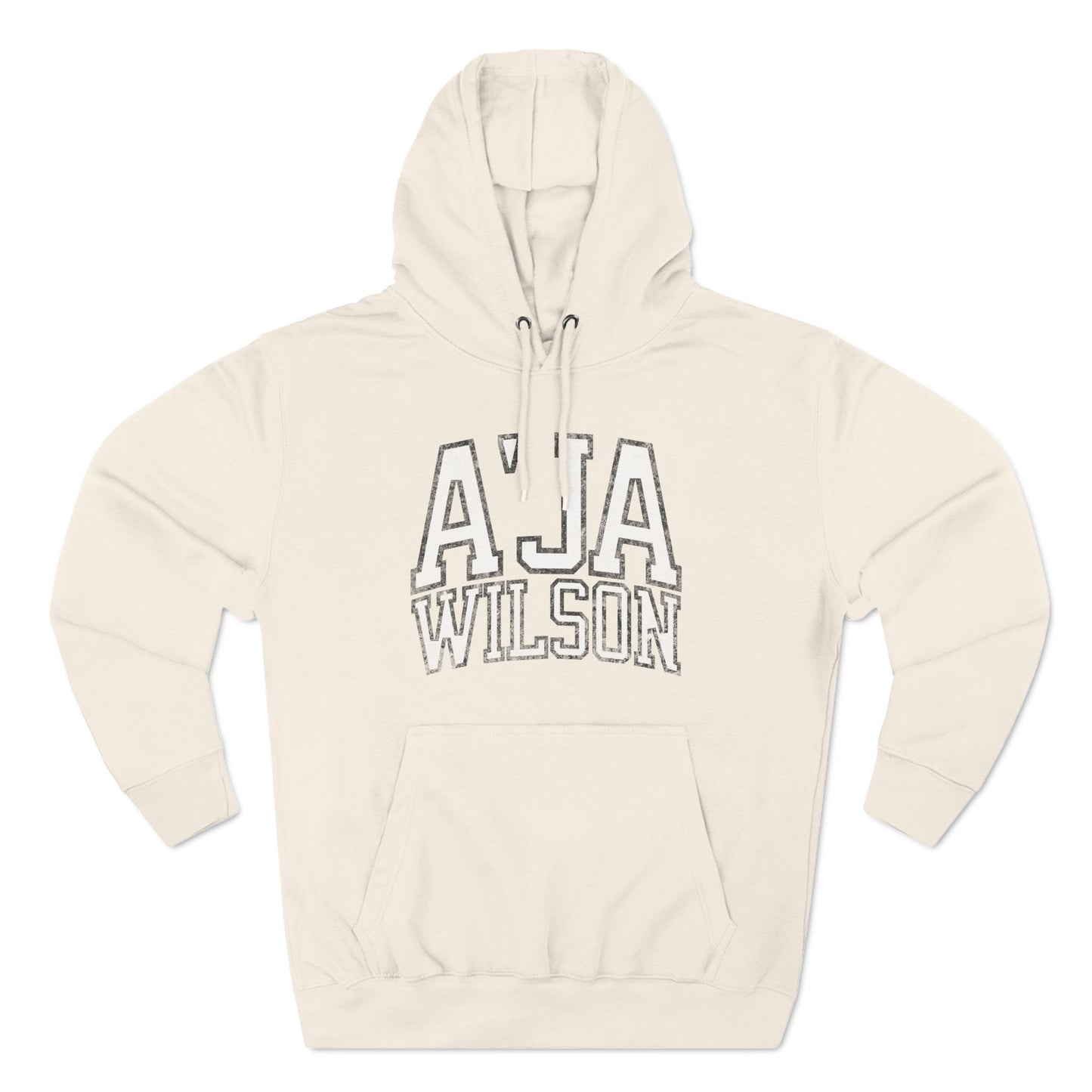 A'ja Wilson Aces Basketball Vintage Print Premium Hoodie