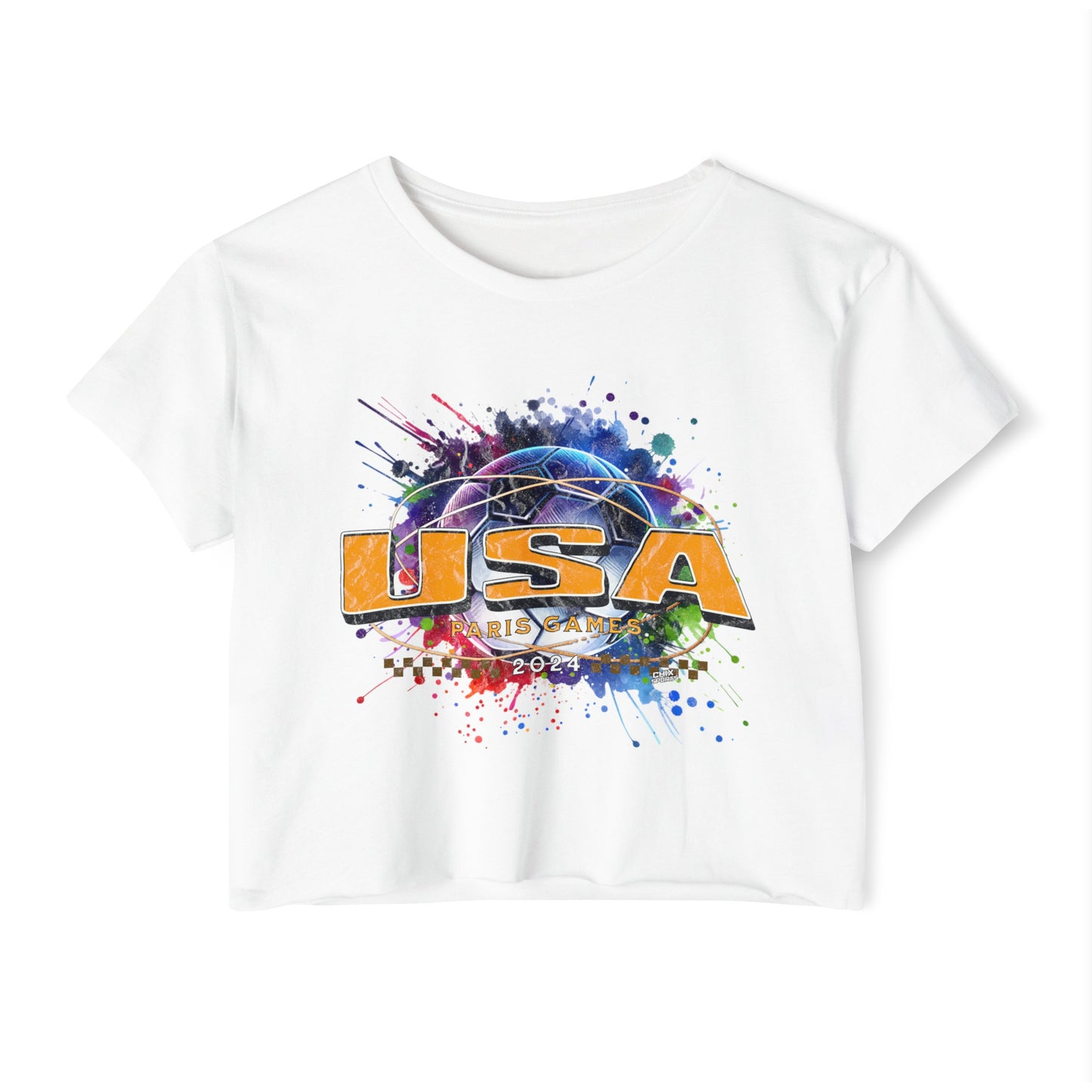 U.S. Women's Soccer Fans T-Shirt Bright Gold USA