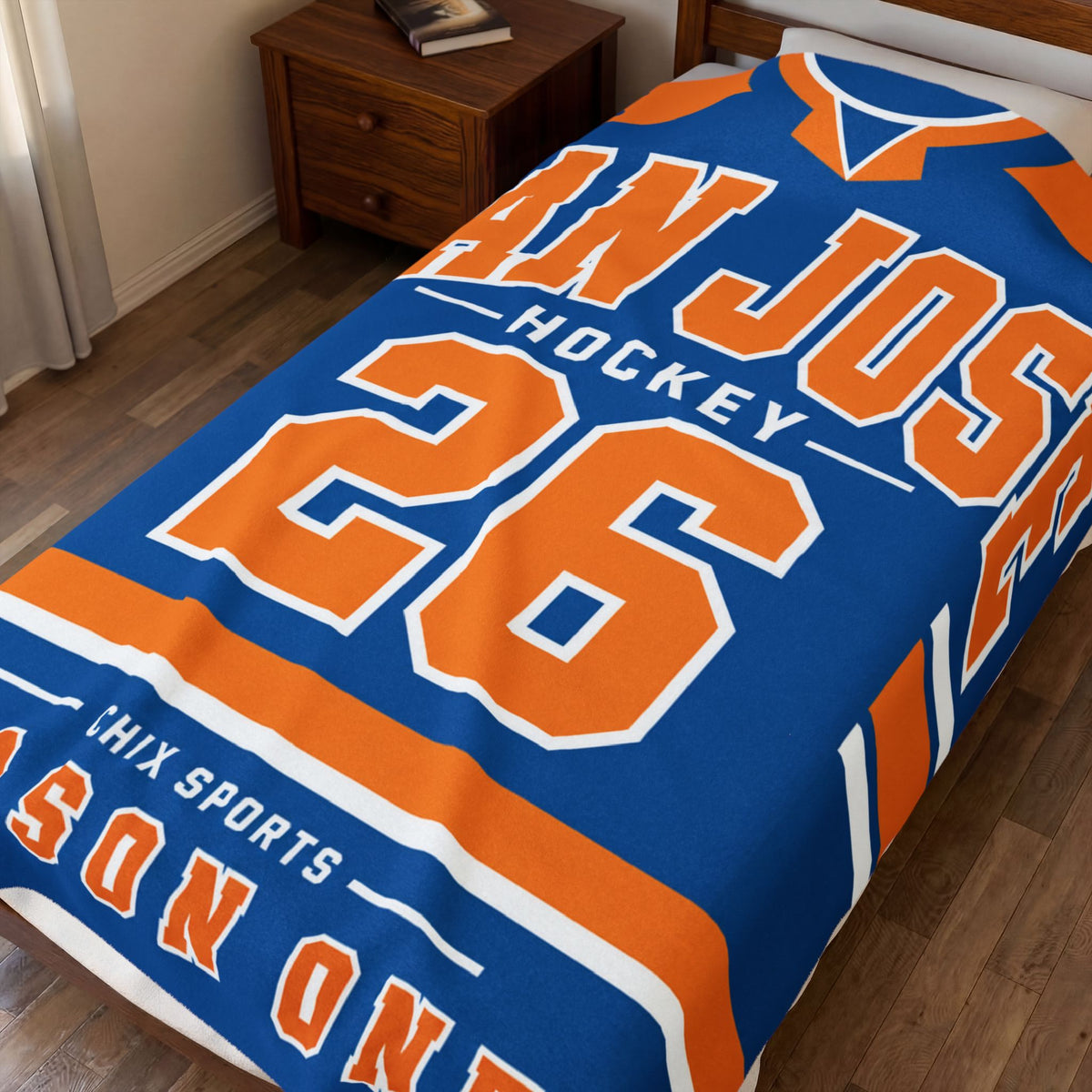 San Jose Women's Hockey Plush Blanket
