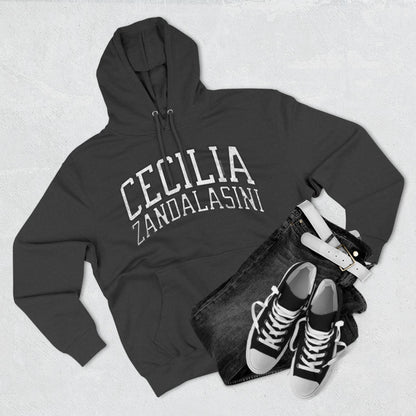 Cecilia Zandalasini Lynx Basketball Vintage Print Premium Hoodie