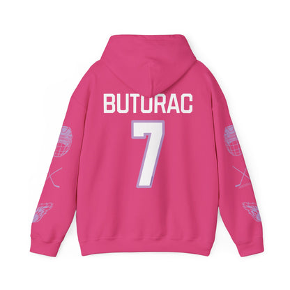 Claire Butorac 7 Frost Hockey Heavy Hoodie