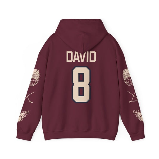 Gabrielle David 8 Victoire Hockey Heavy Hoodie