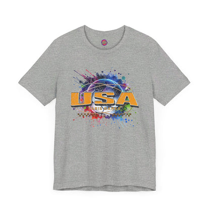 U.S. Women's Soccer T-Shirt Bright Gold USA