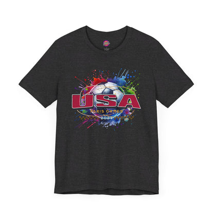 U.S. Women's Soccer Fans T-shirt Red USA