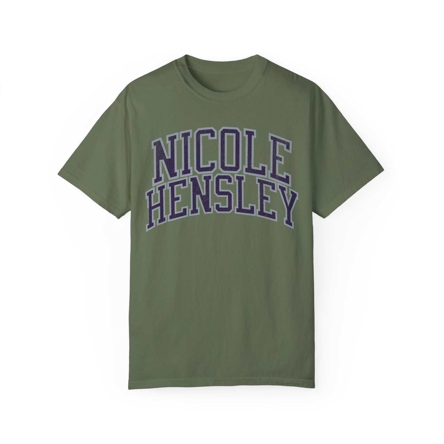 Nicole Hensley Frost Hockey Star Vintage Print Premium T-shirt