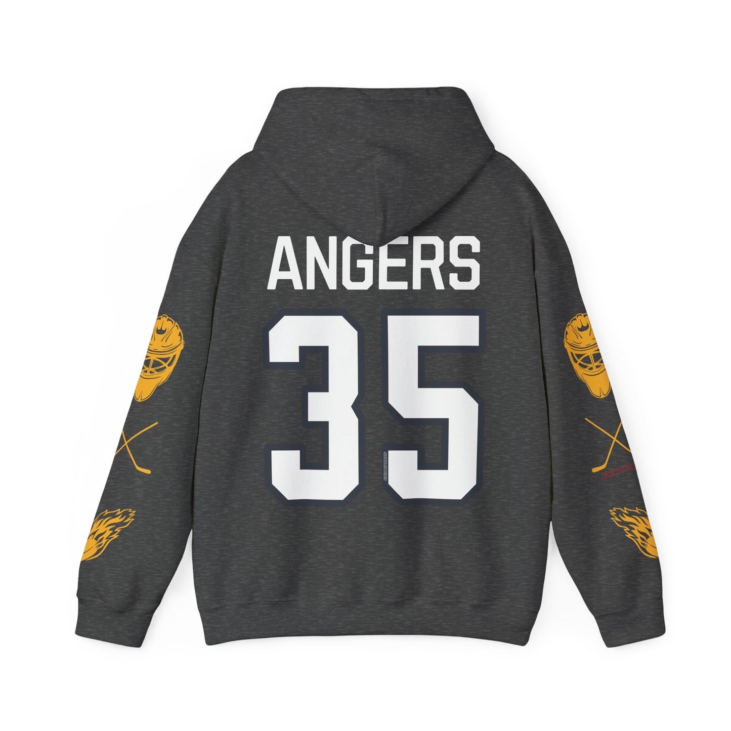 Logan Angers 35 Charge Hockey Heavy Hoodie