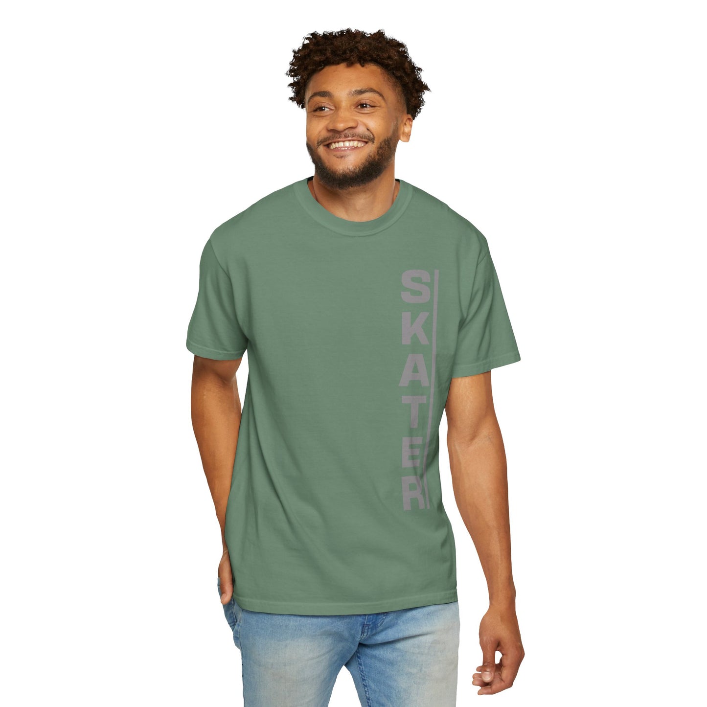 SKATER Position Garment-Dyed T-shirt Vertical