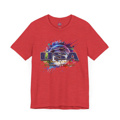 U.S. Women's Soccer Fans T-shirt Blue USA