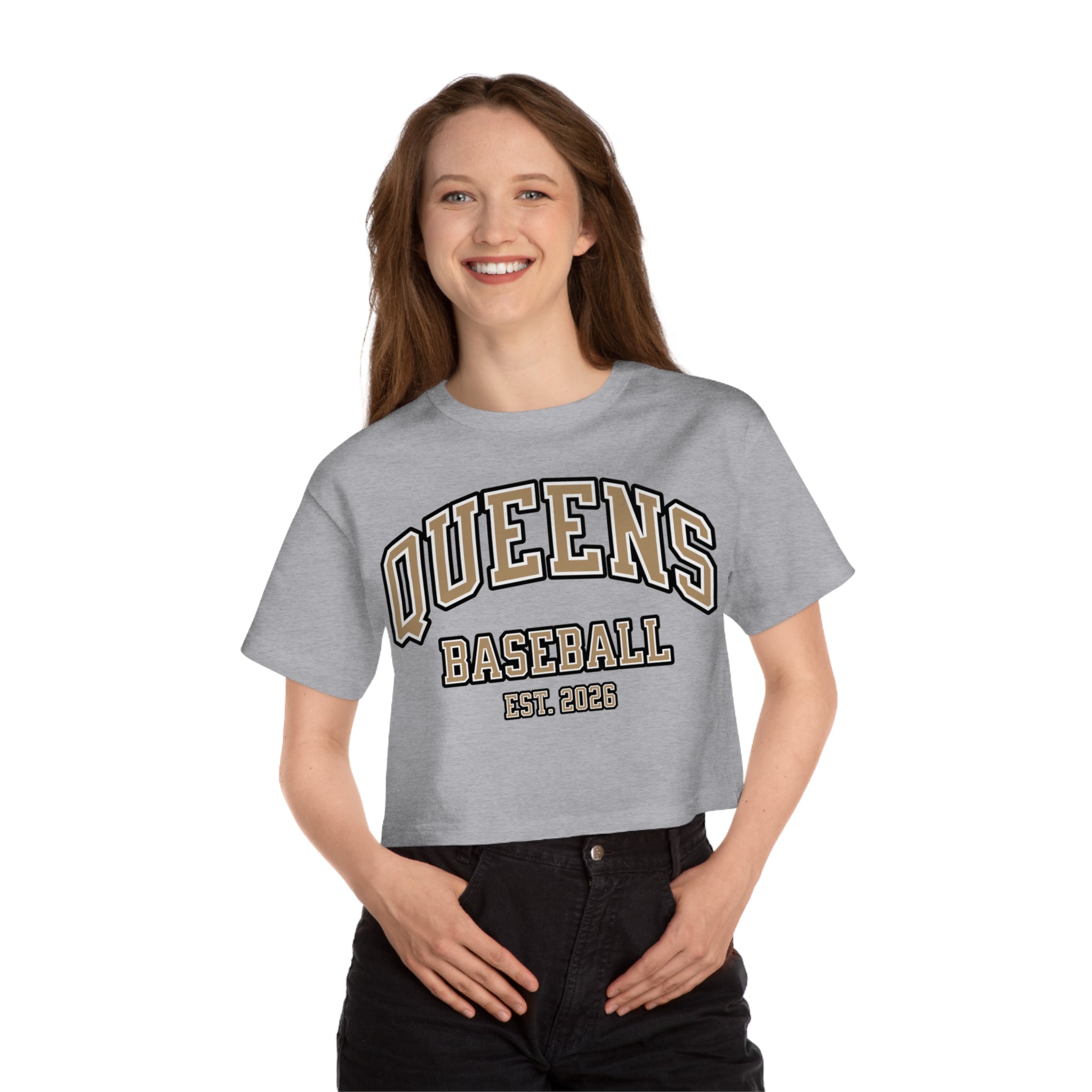 Queens Baseball Crop Top