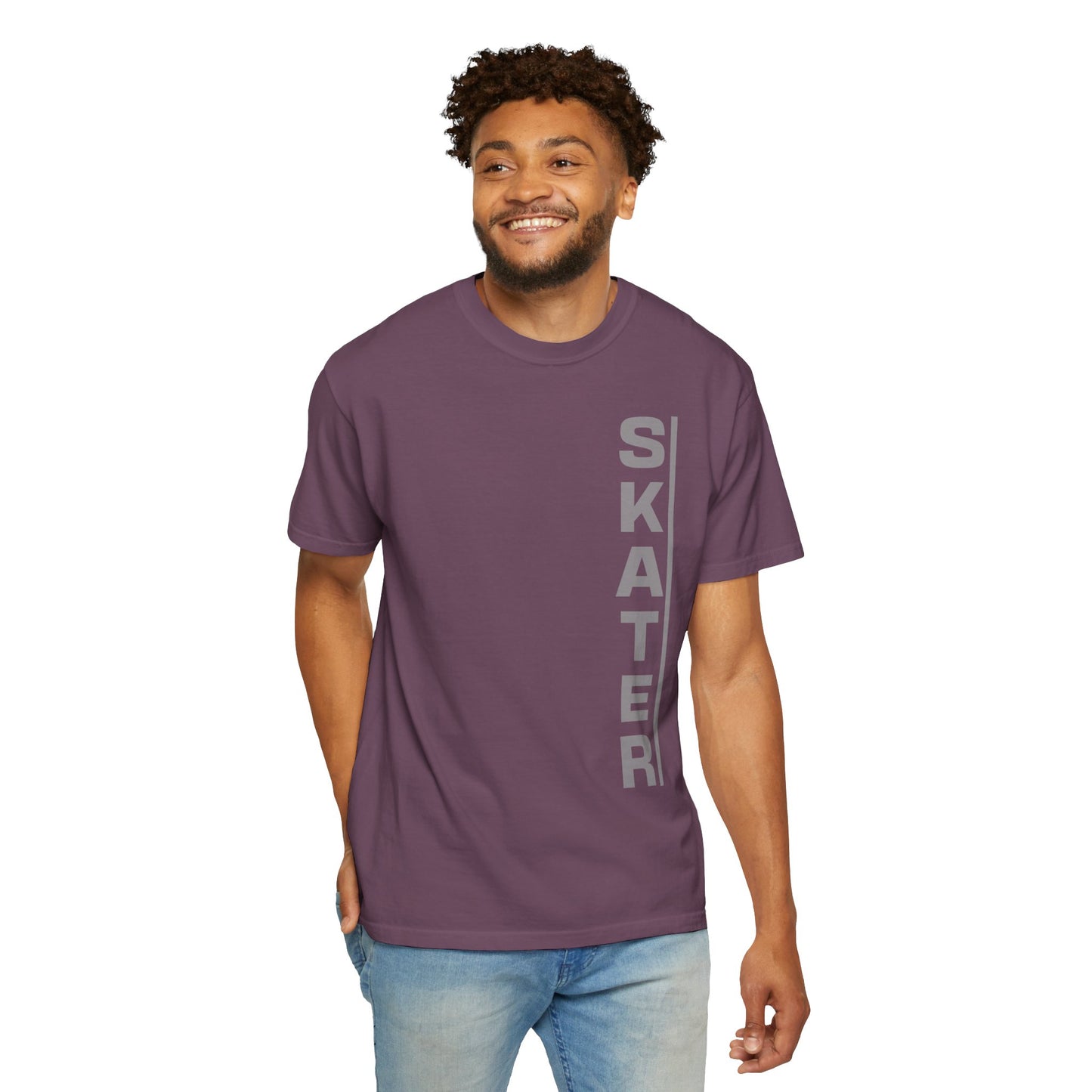 SKATER Position Garment-Dyed T-shirt Vertical